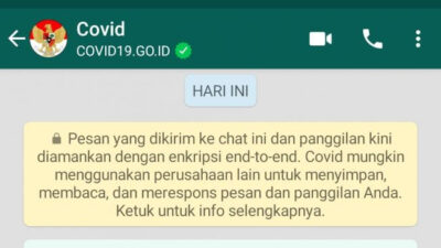 Terbaru, Kominfo Sebar Informasi Covid-19 via WhatsApp Blast