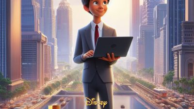 Cara Buat Poster Ala Disney Pixar yang Lagi Viral